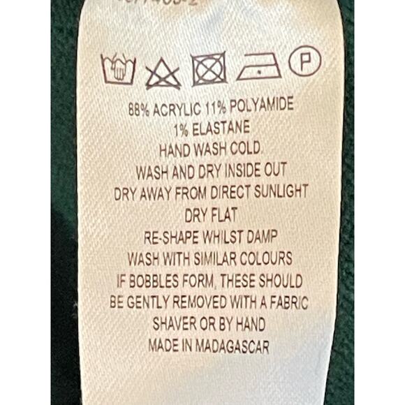 French Connection Turtleneck Dark Green Women’s Size Medium - Picture 7 of 7